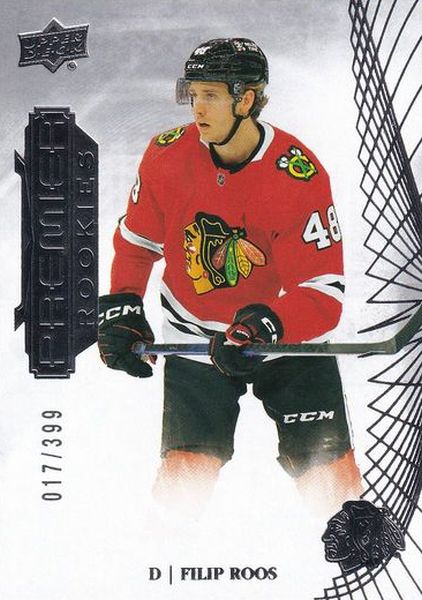 insert RC karta FILIP ROOS 22-23 UD Premier Rookies /399